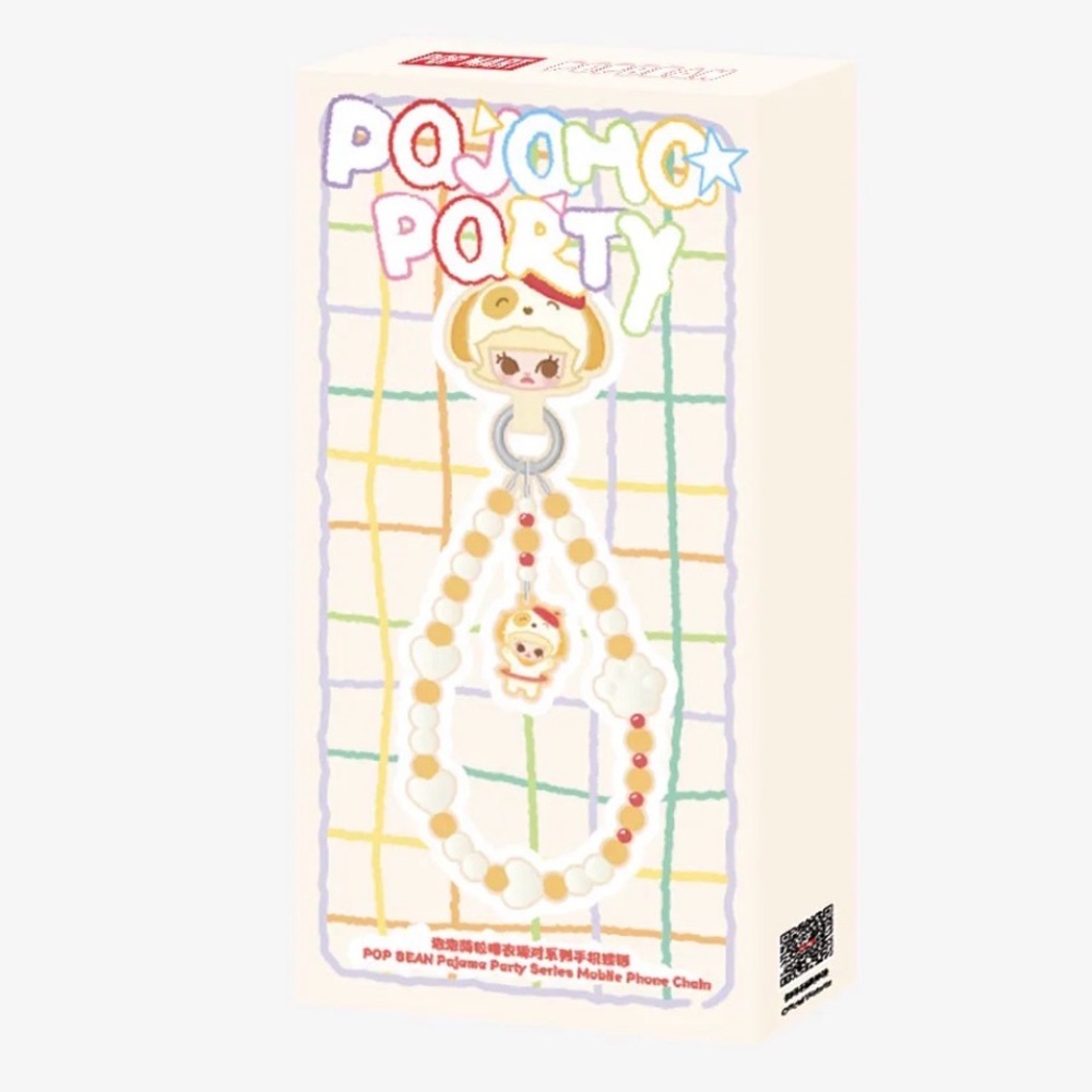 POP BEAN Pajama Party mobile phone chain - Molly Cute Puppy